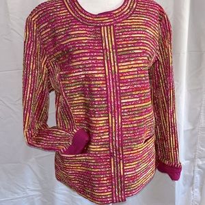Gorgeous Chicos, spring/summer multicolor jacket/blazer size 12, Chicos 2